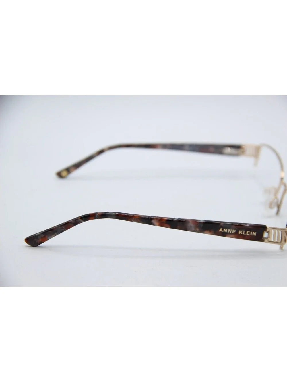 Anne Klein Ak5105 710 Light Gold Gray Tortoise Authentic Frames Eyeglasses 53-18